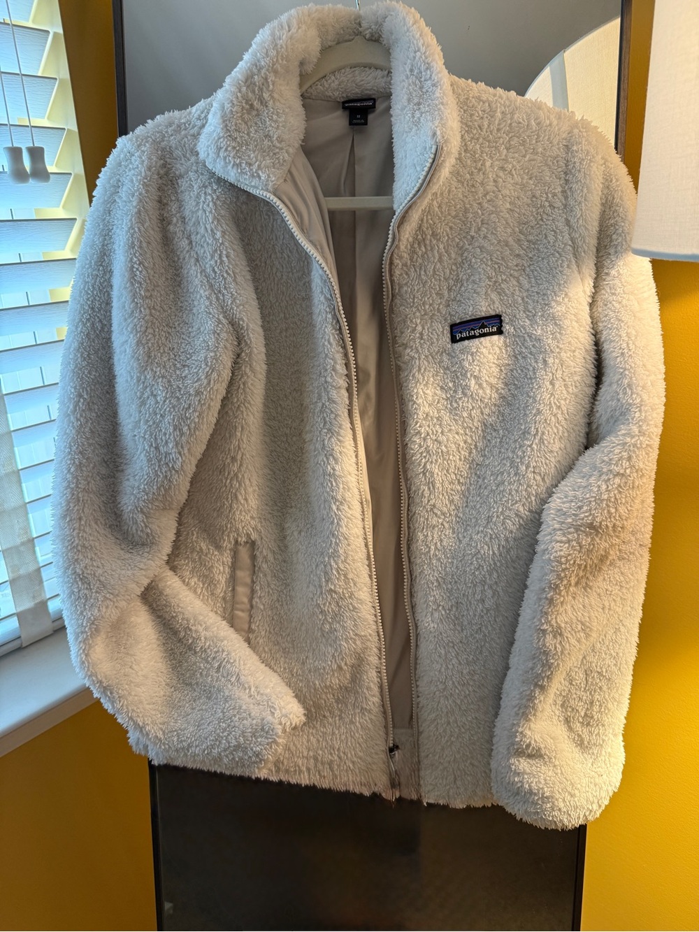 Patagonia Cream Sherpa Fleece Jacket